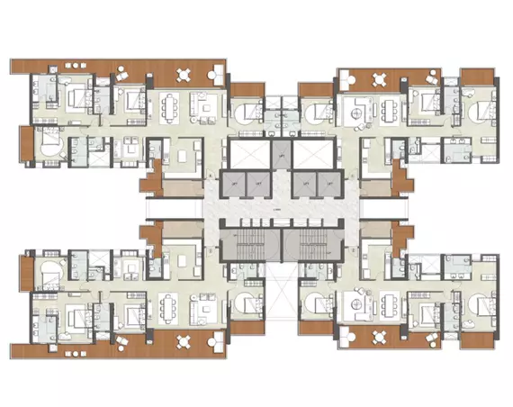 kalpataru vista floor plan
